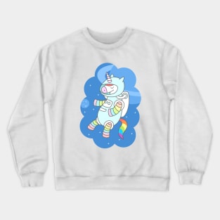 Unicorn Astronaut Crewneck Sweatshirt